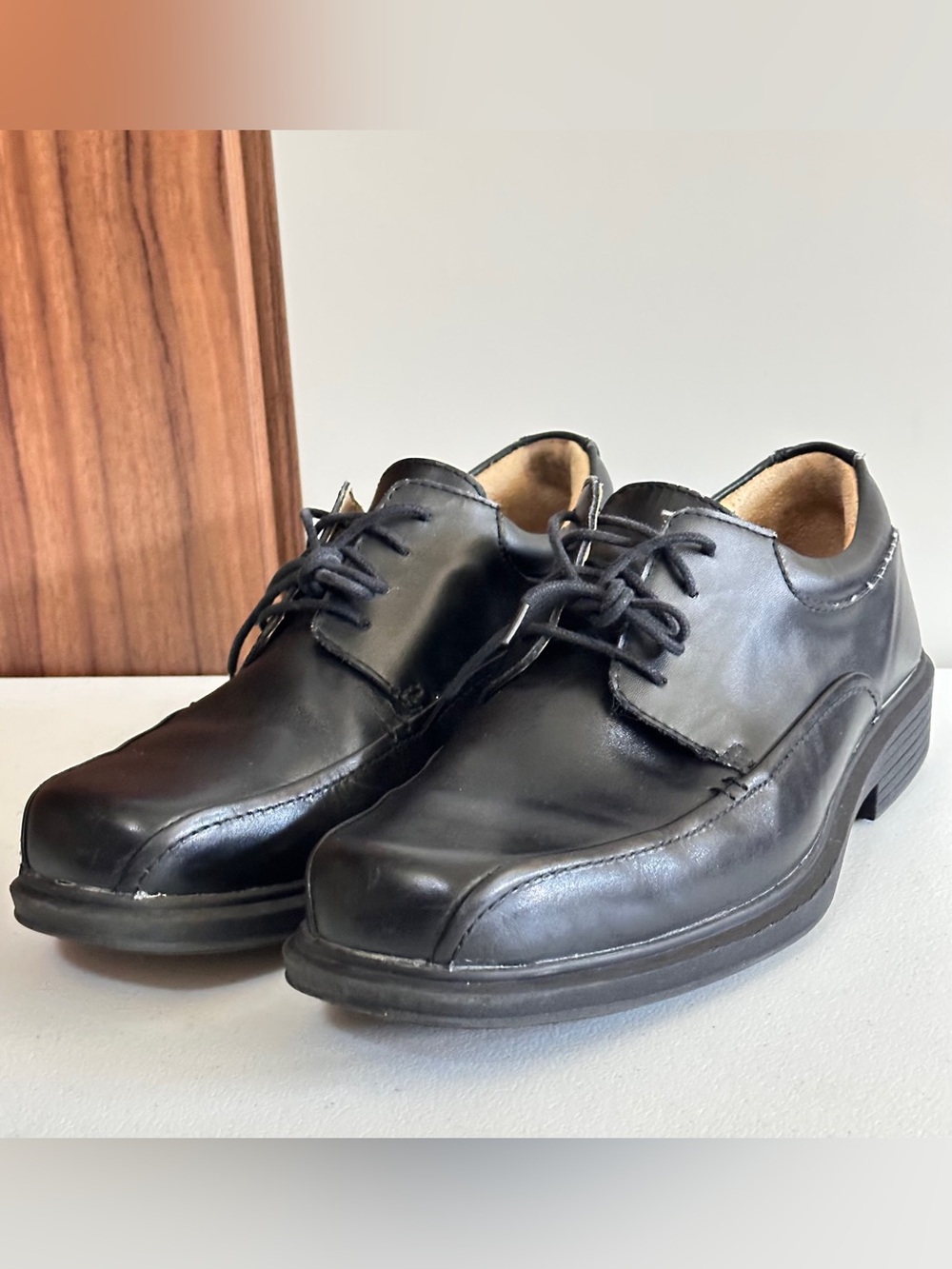 croft & barrow Black Men's Lace-Up Derby Shoes 10M